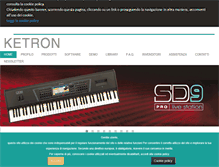 Tablet Screenshot of ketron.it